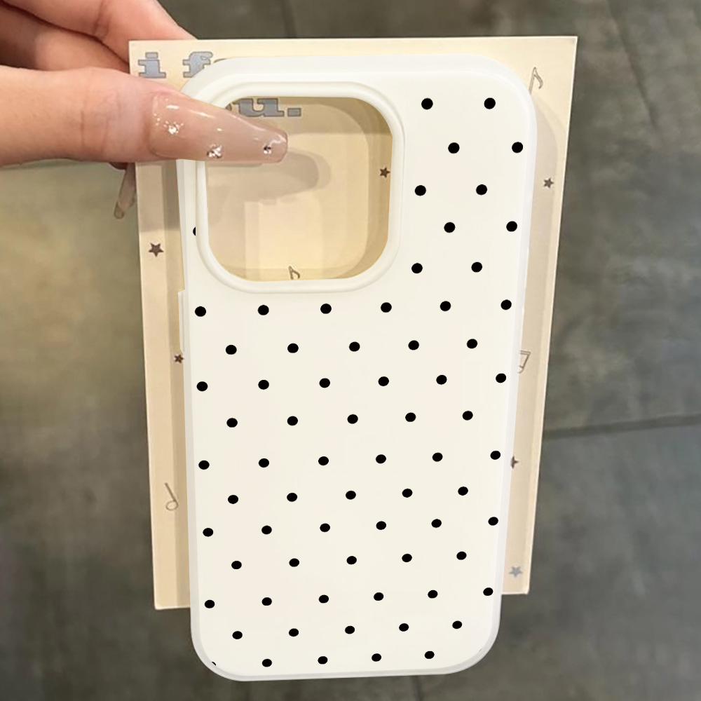 Phone Cases Galaxy S24 - Minimalist Polka Dot Dustproof For Samsung
