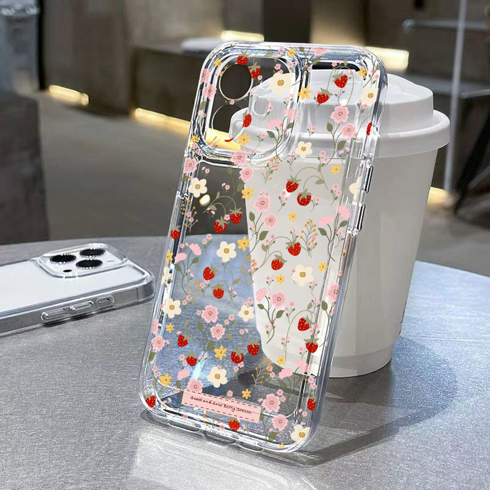 Phone Cases Aesthetic - Aesthetic Floral Case For iPhone 17