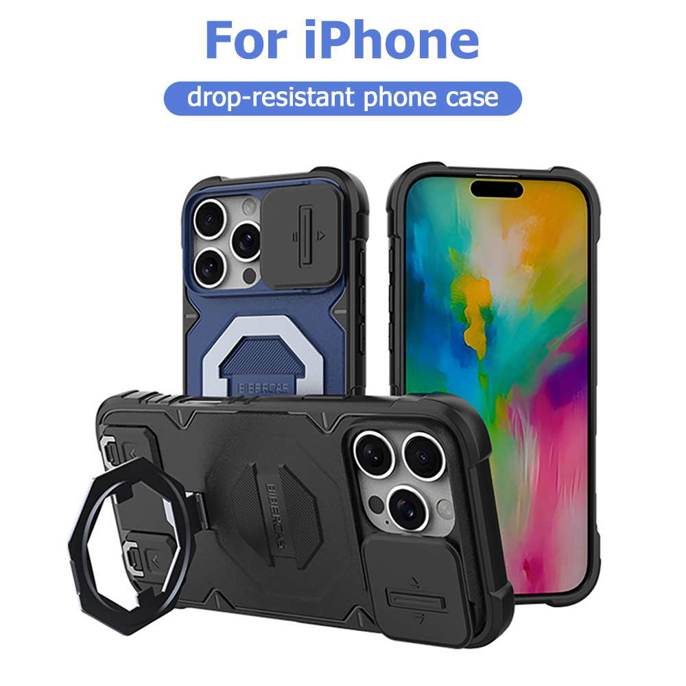 Phone Cases With Loop - Ring Kickstand Magnetic Phone Case For