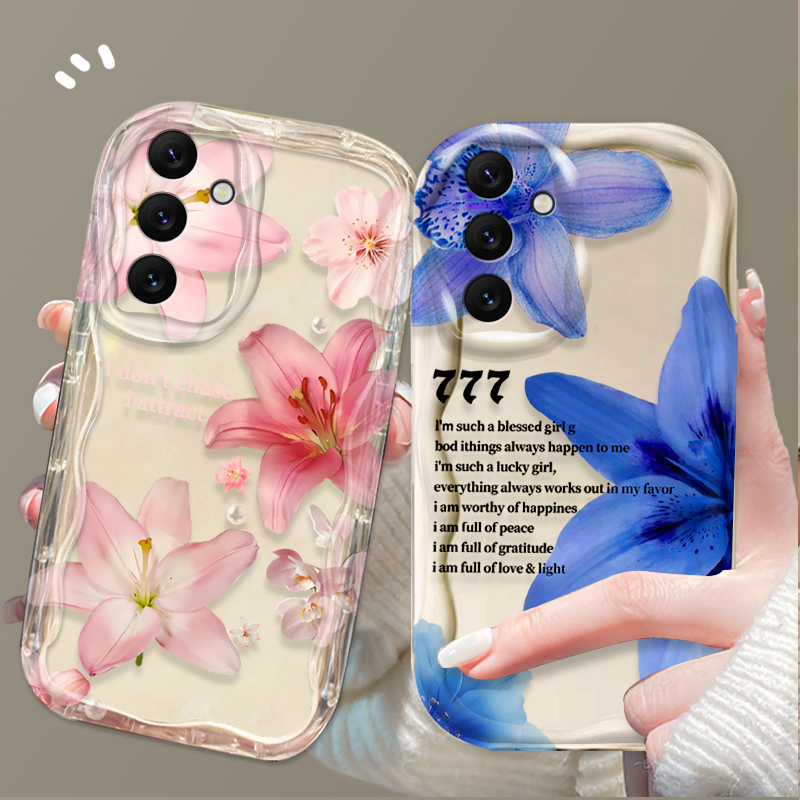 Beautiful Pink Lily Pattern Ph - Phone Cases A14 Samsung ulasan dan harga