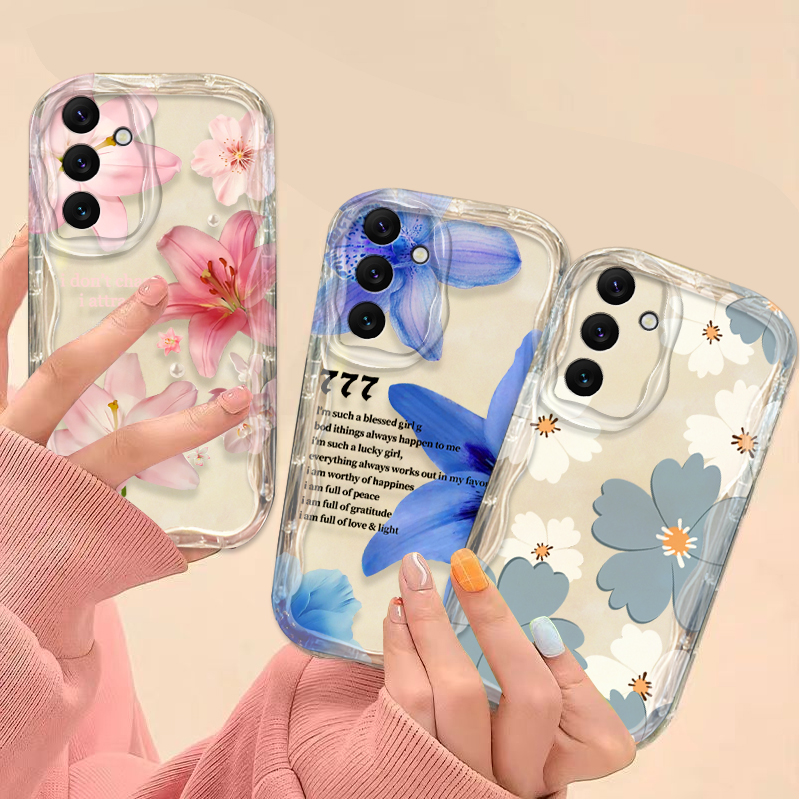 Beautiful Pink Lily Pattern Ph - Phone Cases A14 Samsung ulasan dan harga