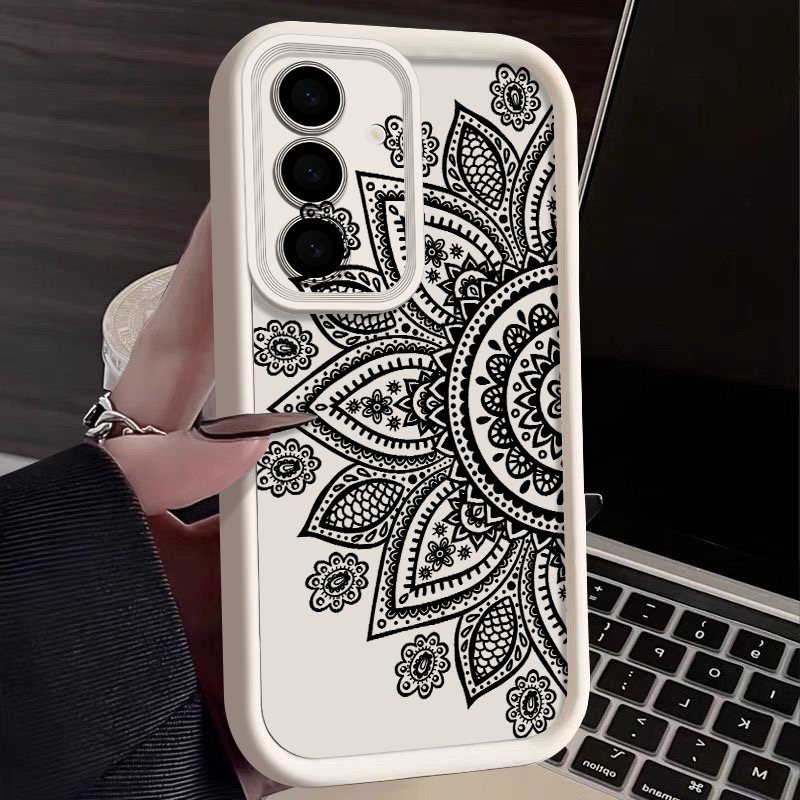 Retro Flower Totem Pattern Cas - Phone Cases A14 Samsung ulasan dan harga