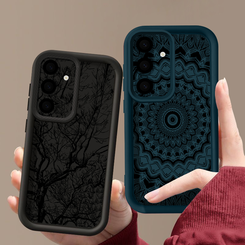 Retro Flower Totem Pattern Cas - Phone Cases A14 Samsung ulasan dan harga