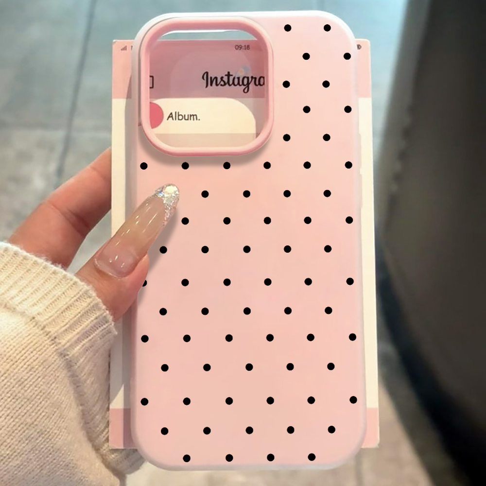 Minimalist Polka Dot Dustproof - Phone Cases Galaxy S24 ulasan dan harga