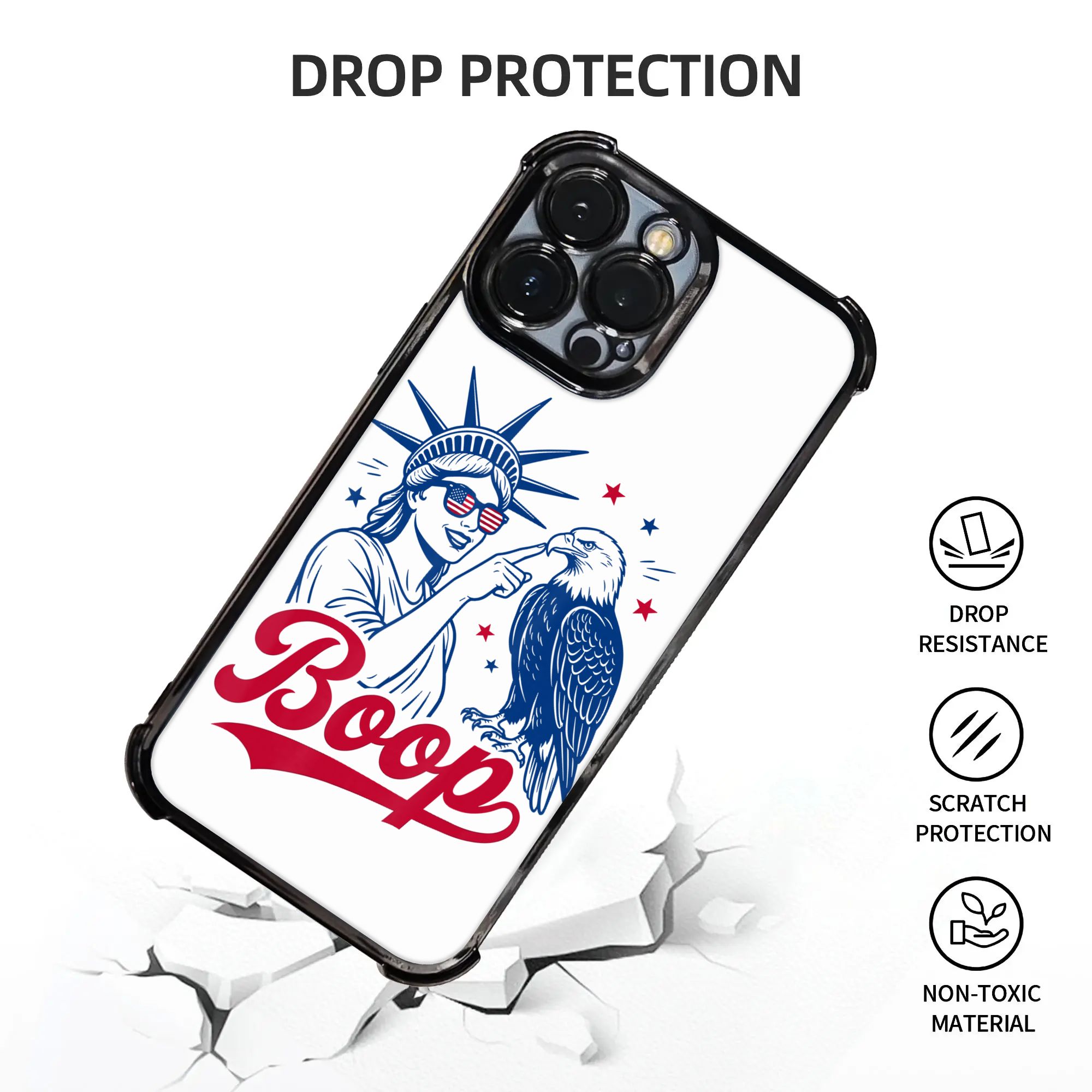 Boop Eagle Vintage USA Retro S - Phone Cases Usa ulasan dan harga