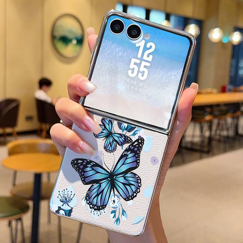 Purple Butterfly PU Leather Ph - Phone Cases Z Fold 6 ulasan dan harga