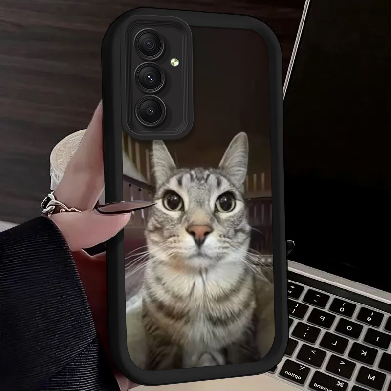 Trendy Cat Smoking Phone Case  - Phone Cases A14 Samsung ulasan dan harga