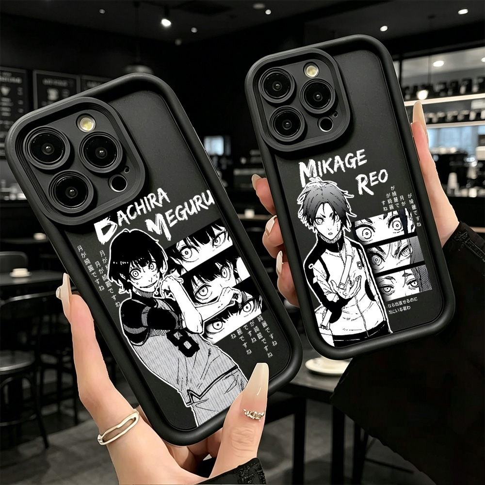 Anime B-Blue Locks Phone Case  - Phone Cases Quad Lock ulasan dan harga