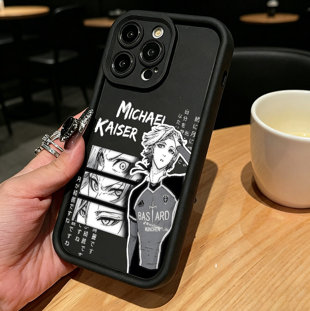 Anime B-Blue Locks Phone Case  - Phone Cases Quad Lock ulasan dan harga