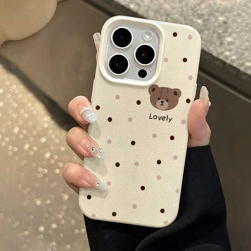 Sweet Kawaii Lovely Bear Polka - Phone Cases Aesthetic ulasan dan harga
