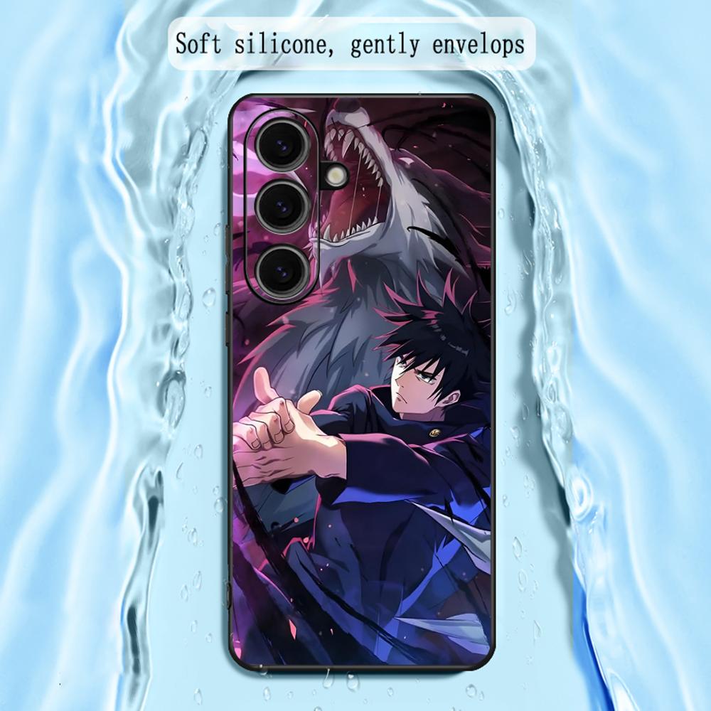 Megumi fushiguro hot anime pos - Phone Cases Galaxy S24 ulasan dan harga