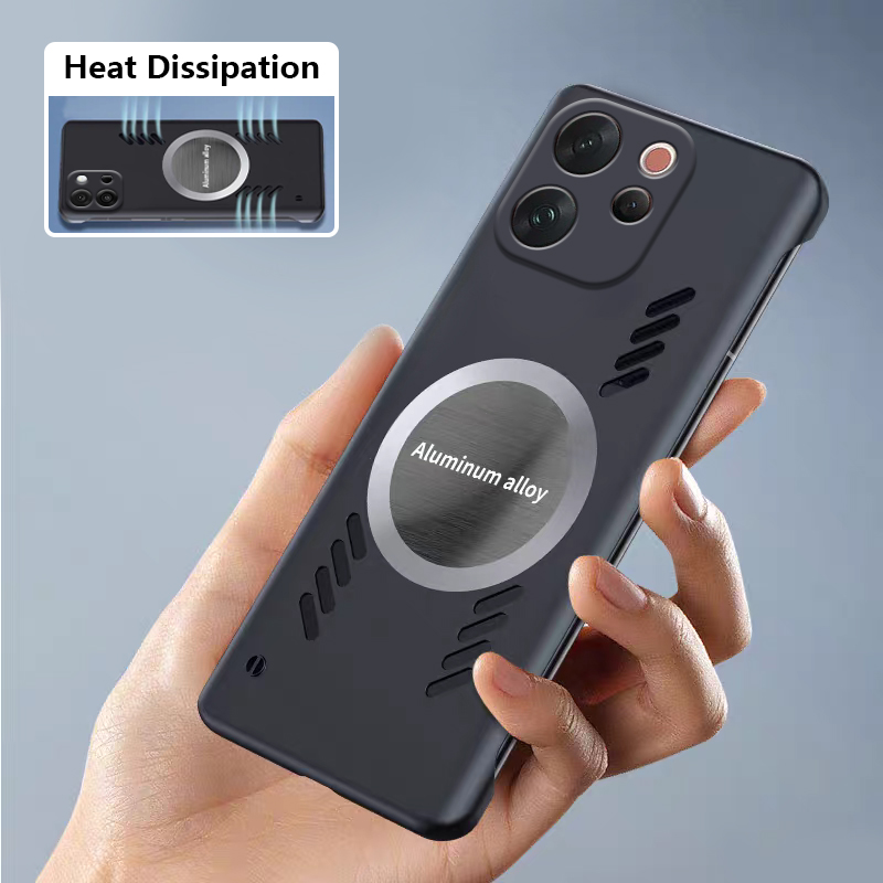 Biruiqu For VIVO V70 Bezel-les - Heat Dissipation Case ulasan dan harga