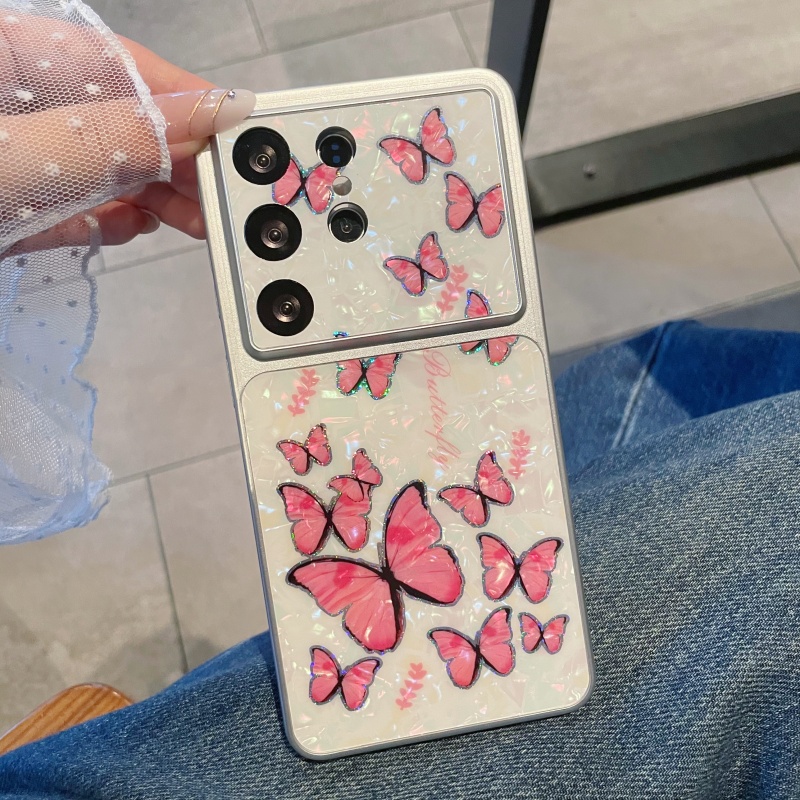 Luxury Butterfly Aurora Shell  - Luxury Plating Case ulasan dan harga