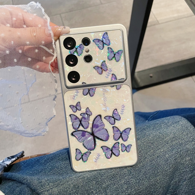 Luxury Butterfly Aurora Shell  - Luxury Plating Case ulasan dan harga
