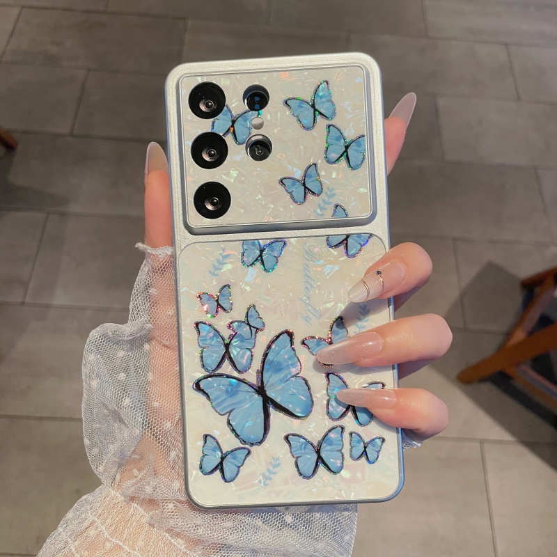Luxury Butterfly Aurora Shell  - Luxury Plating Case ulasan dan harga