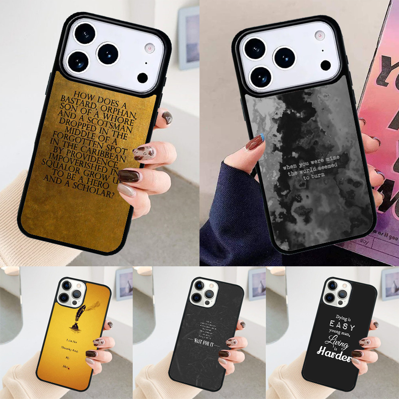Hamilton Musical Lyrics Phone  - Phone Cases Hamilton ulasan dan harga