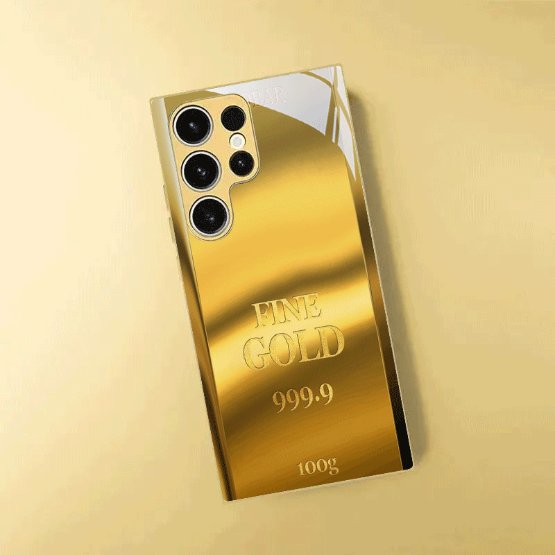 Novelty Gold‑Bullion‑Bar Luxur - Phone Cases Aesthetic ulasan dan harga