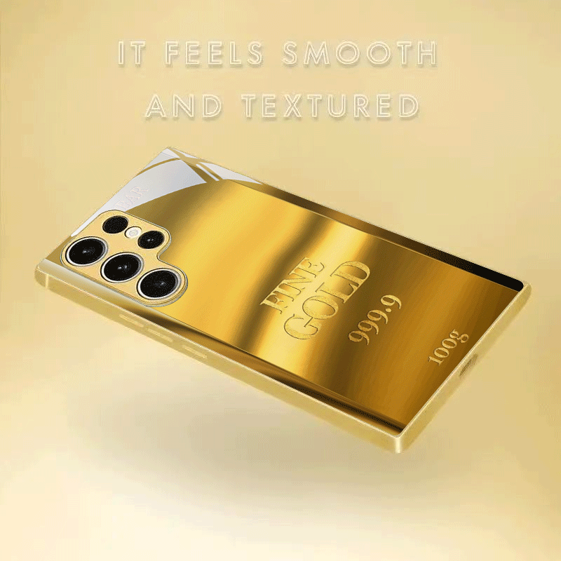 Novelty Gold‑Bullion‑Bar Luxur - Phone Cases Aesthetic ulasan dan harga