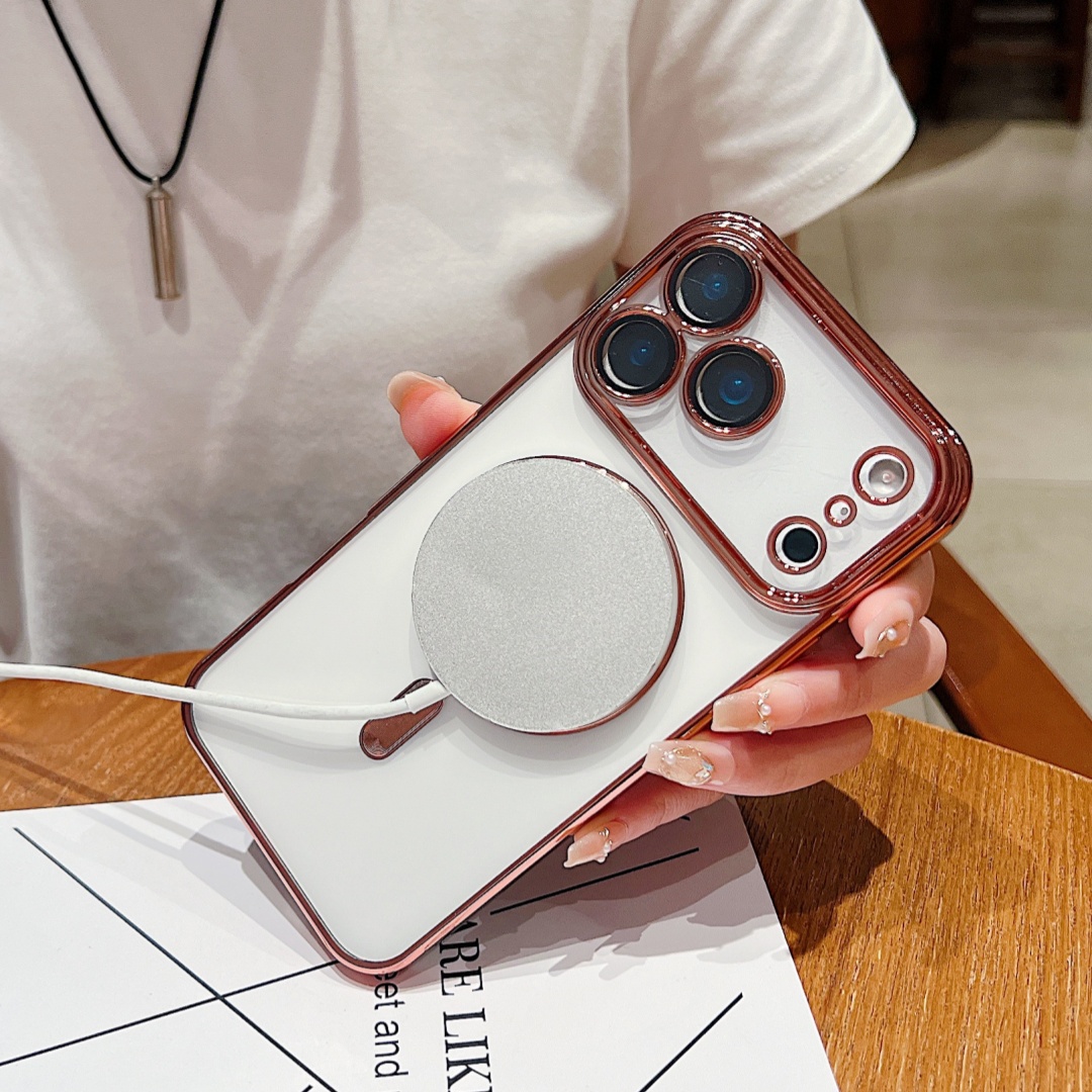 Luxury Plating Clear Magnetic  - Luxury Plating Case ulasan dan harga