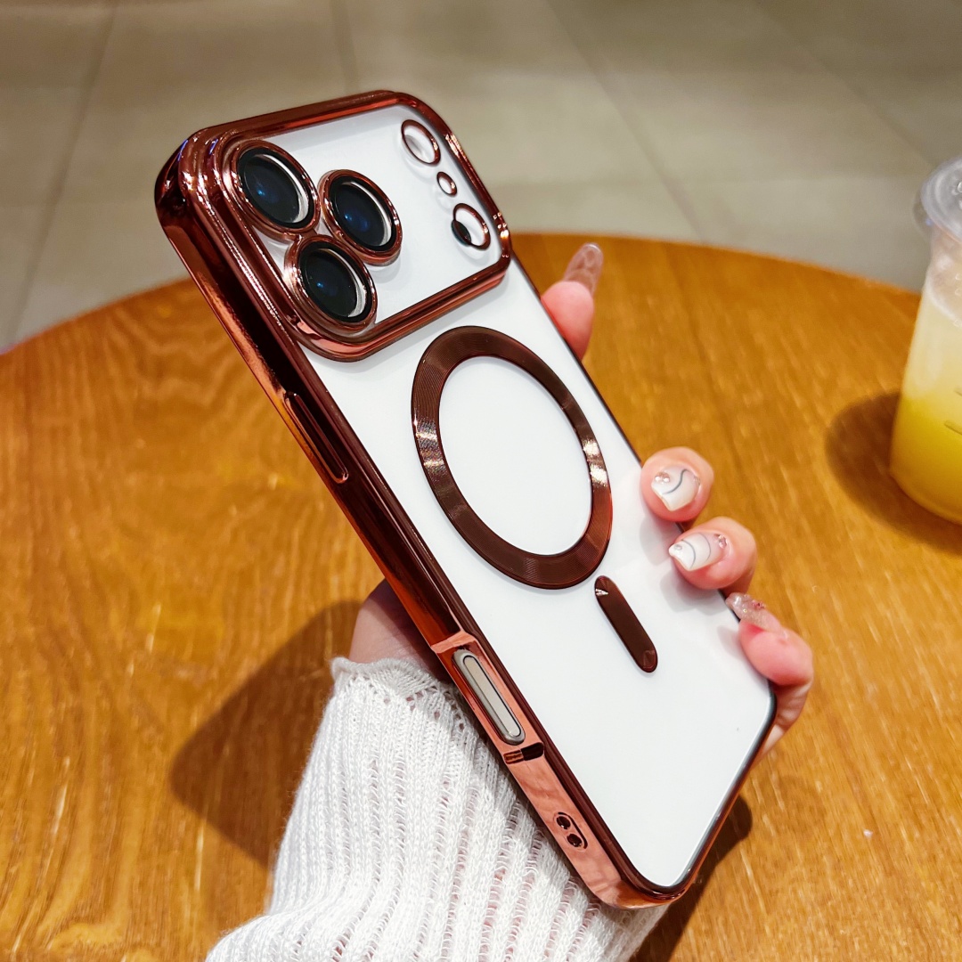 Luxury Plating Clear Magnetic  - Luxury Plating Case ulasan dan harga