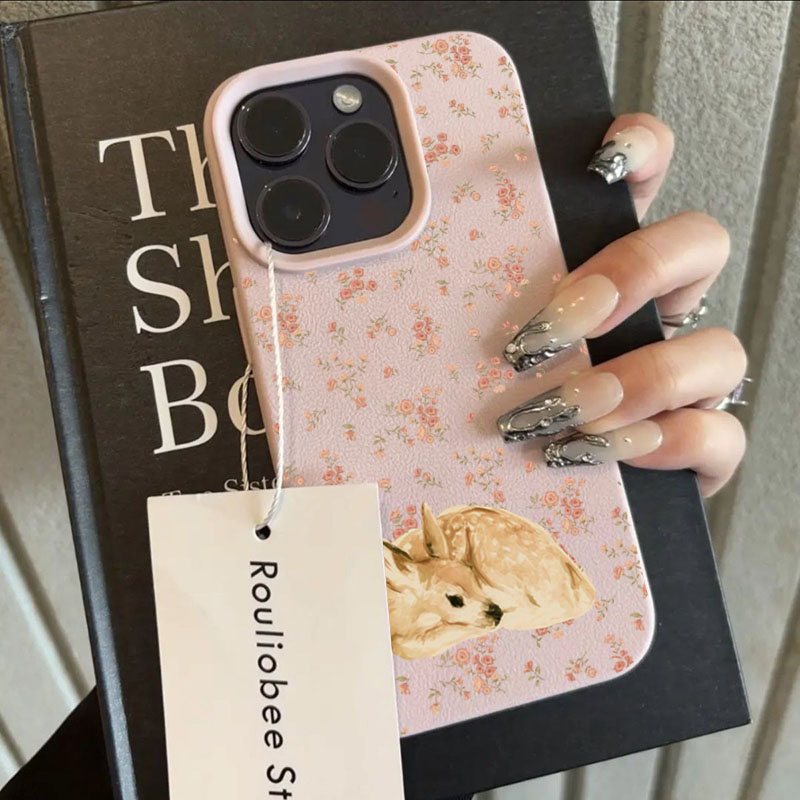Cute Deer Full Floral Pattern  - Phone Cases Xr Cute ulasan dan harga