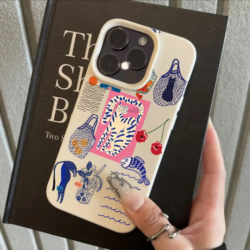 Cute Cherry Cat Print Phone Ca - Phone Cases Xr Cute ulasan dan harga