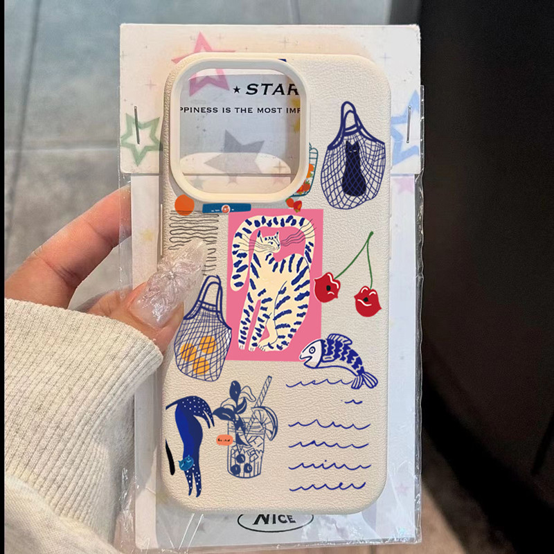 Cute Cherry Cat Print Phone Ca - Phone Cases Xr Cute ulasan dan harga