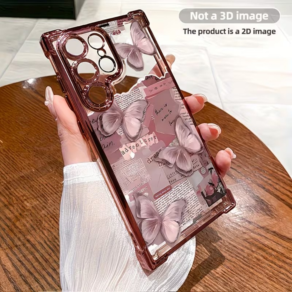 Ins Aesthetic Butterfly Newspa - Phone Cases Aesthetic ulasan dan harga