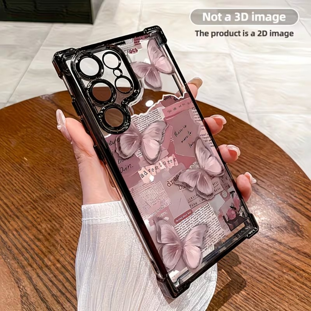 Ins Aesthetic Butterfly Newspa - Phone Cases Aesthetic ulasan dan harga
