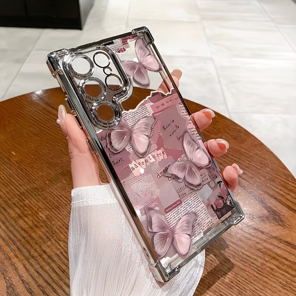 Ins Aesthetic Butterfly Newspa - Phone Cases Aesthetic ulasan dan harga
