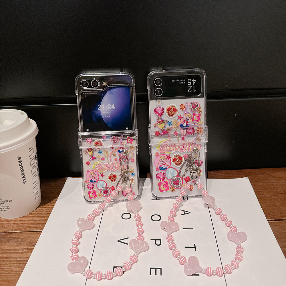 Cute Cartoon Japan Anime Sailo - Phone Cases Z Flip 6 ulasan dan harga