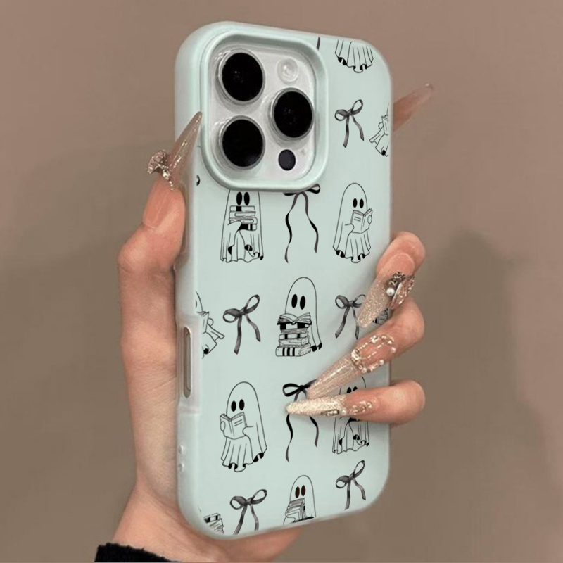Cute Halloween Book Ghost Bow  - Phone Cases Xr Cute ulasan dan harga