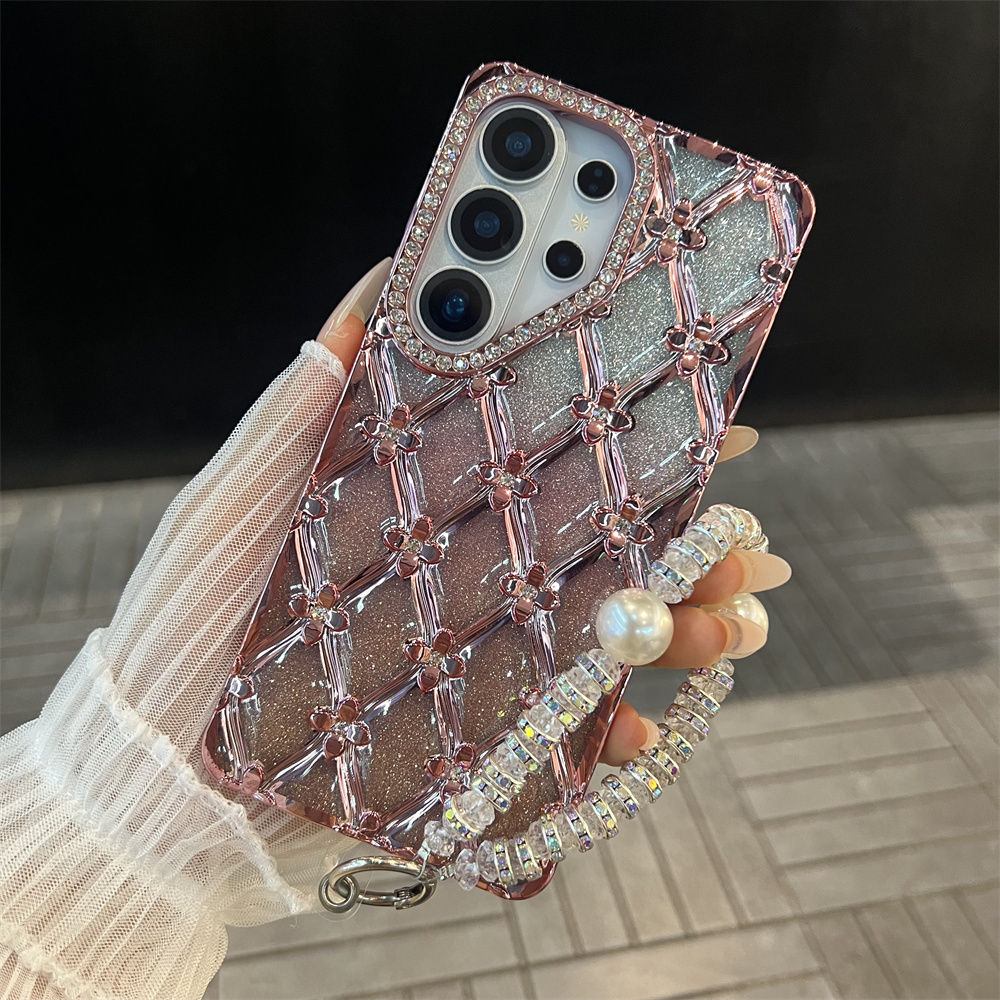 Luxury Plating Flower Glitter  - Luxury Plating Case ulasan dan harga