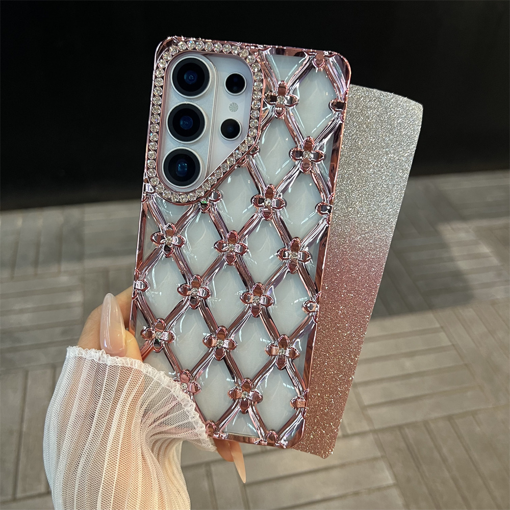 Luxury Plating Flower Glitter  - Luxury Plating Case ulasan dan harga