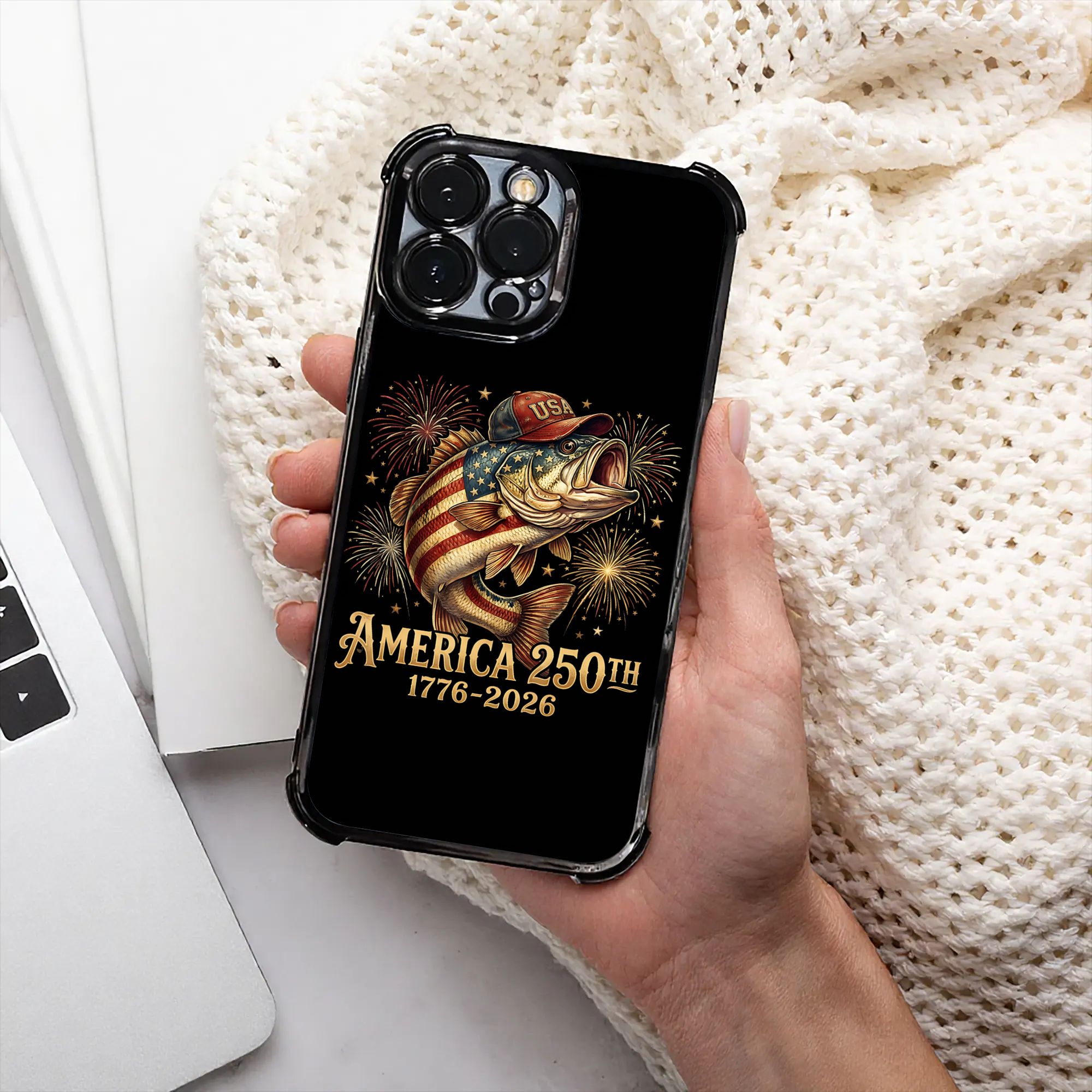 Bass Fishing 250th Anniversary - Phone Cases Usa ulasan dan harga