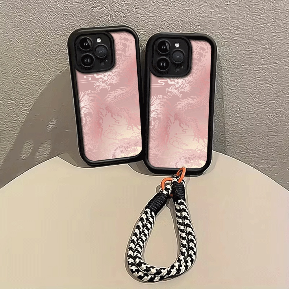 Pale White Dragon Pattern Stra - Phone Cases With Loop ulasan dan harga