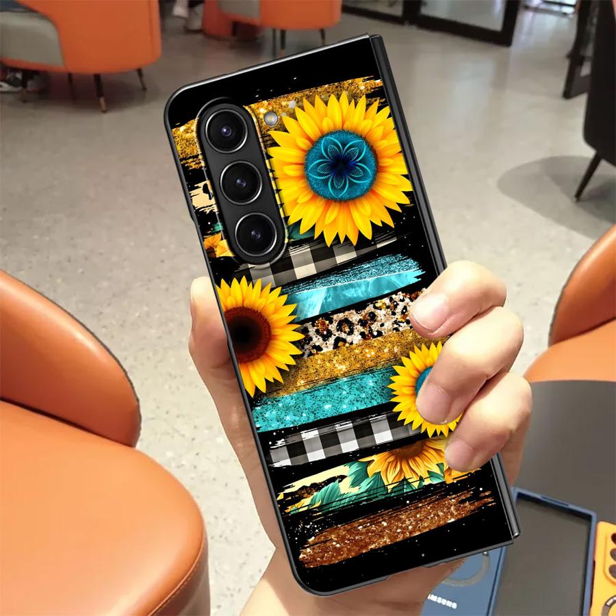 Zebra Striped Sunflower Back P - Phone Cases Z Fold 6 ulasan dan harga
