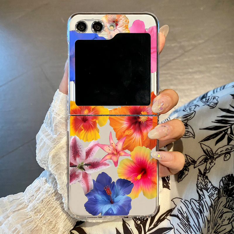 Realistic Floral Print Phone C - Phone Cases Z Fold 6 ulasan dan harga