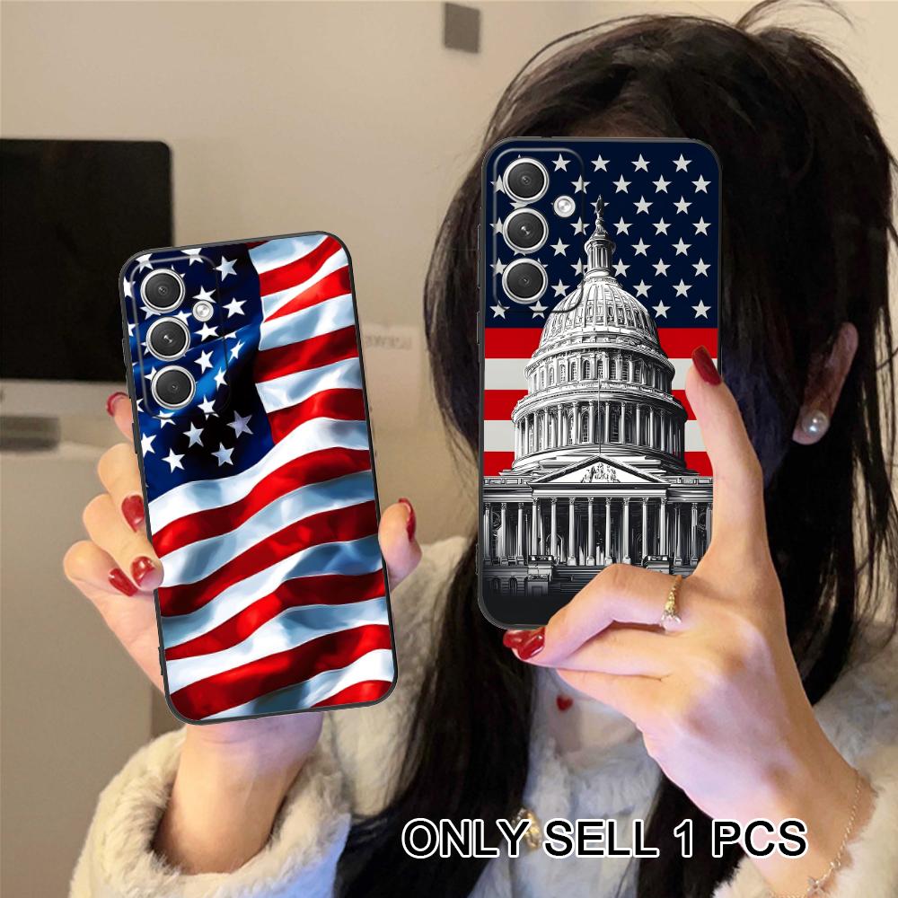 USA America Flag Matte TPU Mob - Phone Cases Usa ulasan dan harga