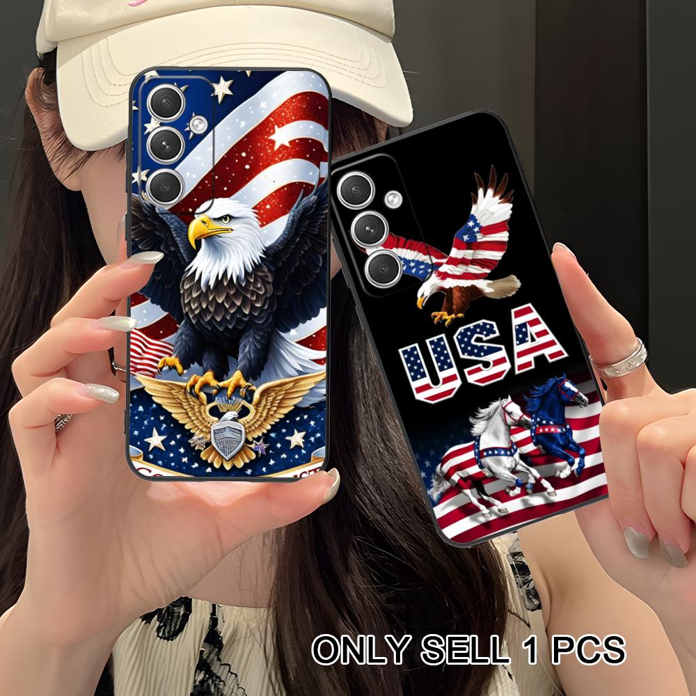 USA America Flag Matte TPU Mob - Phone Cases Usa ulasan dan harga