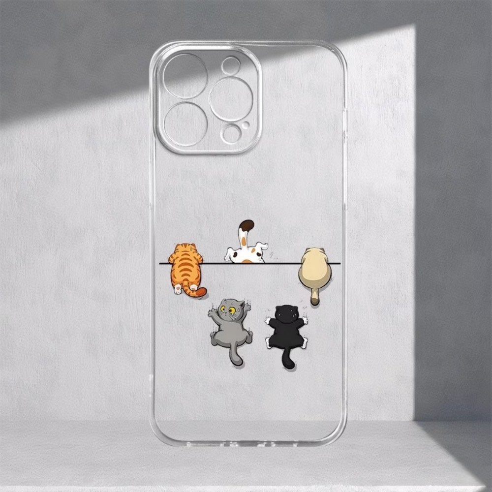 Five Cute Cat Pattern Phone Ca - Phone Cases Cute Iphone 13 ulasan dan harga