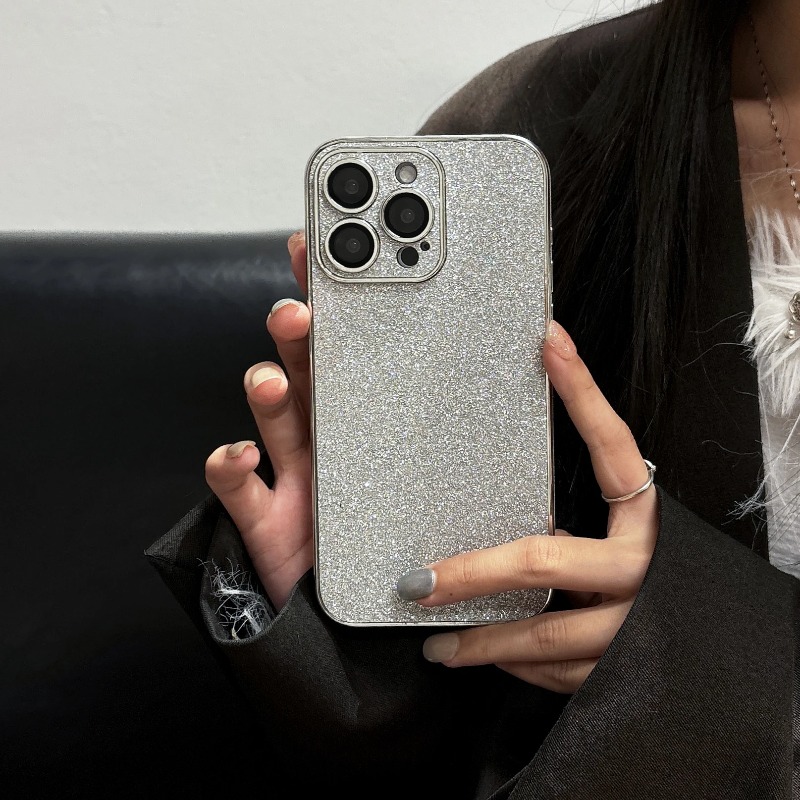 Luxury Bling Glitter Leather C - Luxury Plating Case ulasan dan harga
