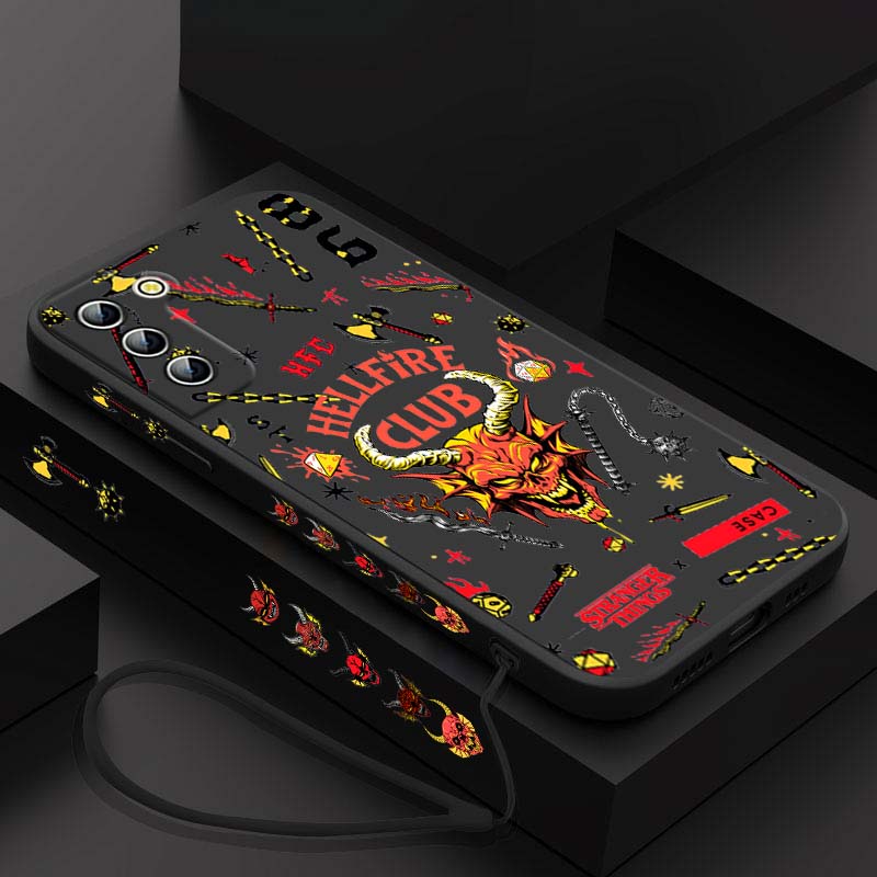 Stranger Things Red Hell Demon - Phone Cases Galaxy S24 ulasan dan harga