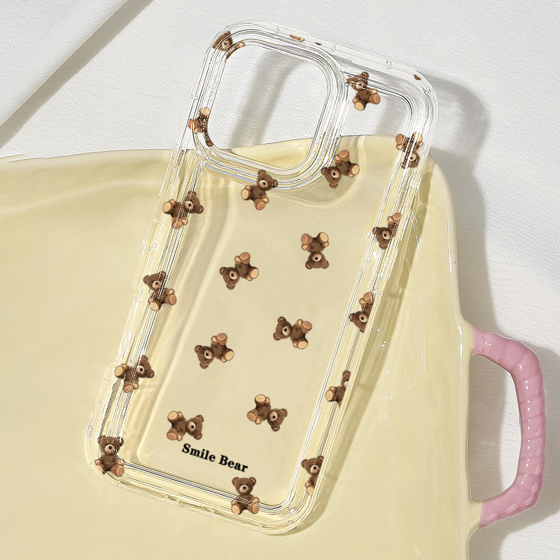 Flower Bear Print Phone Case f - Phone Cases Xr Cute ulasan dan harga
