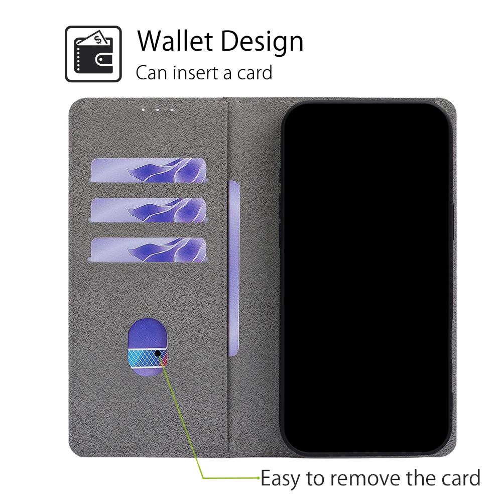 Painted Magnetic Flip Leather  - Phone Cases Galaxy S24 ulasan dan harga