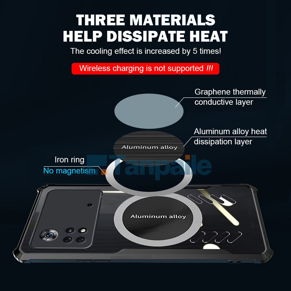 Cooling Case for POCO X4 Pro ( - Heat Dissipation Case ulasan dan harga