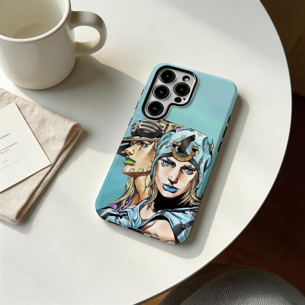 Hot cool Anime J-JOJO Steel Ba - Phone Cases Galaxy S24 ulasan dan harga