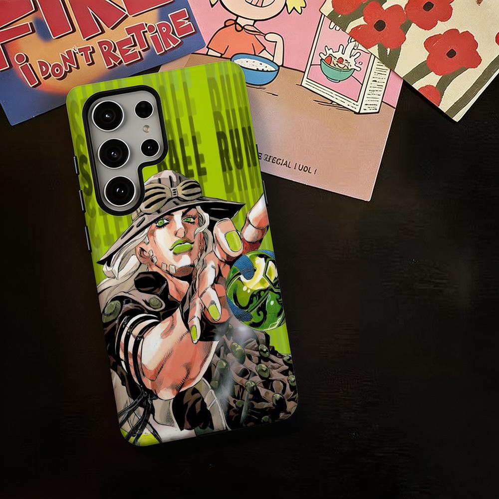Hot cool Anime J-JOJO Steel Ba - Phone Cases Galaxy S24 ulasan dan harga