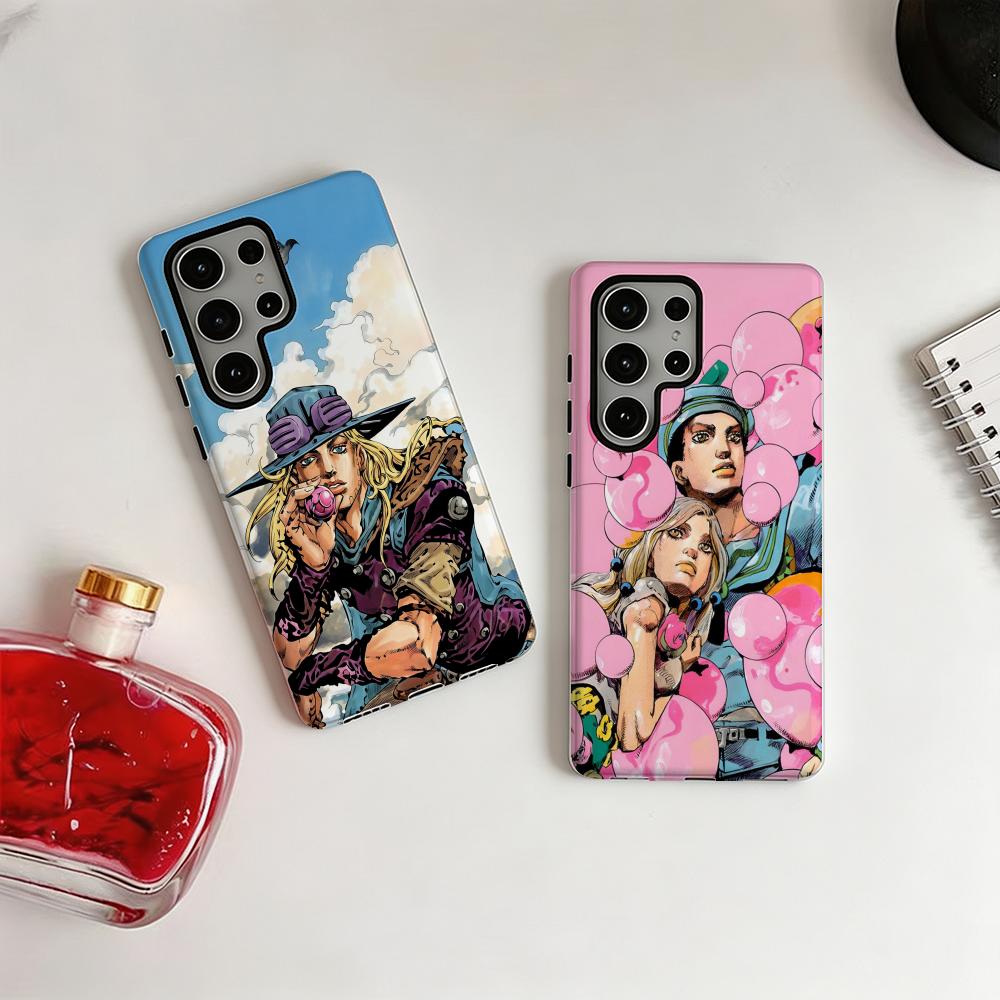 Hot cool Anime J-JOJO Steel Ba - Phone Cases Galaxy S24 ulasan dan harga