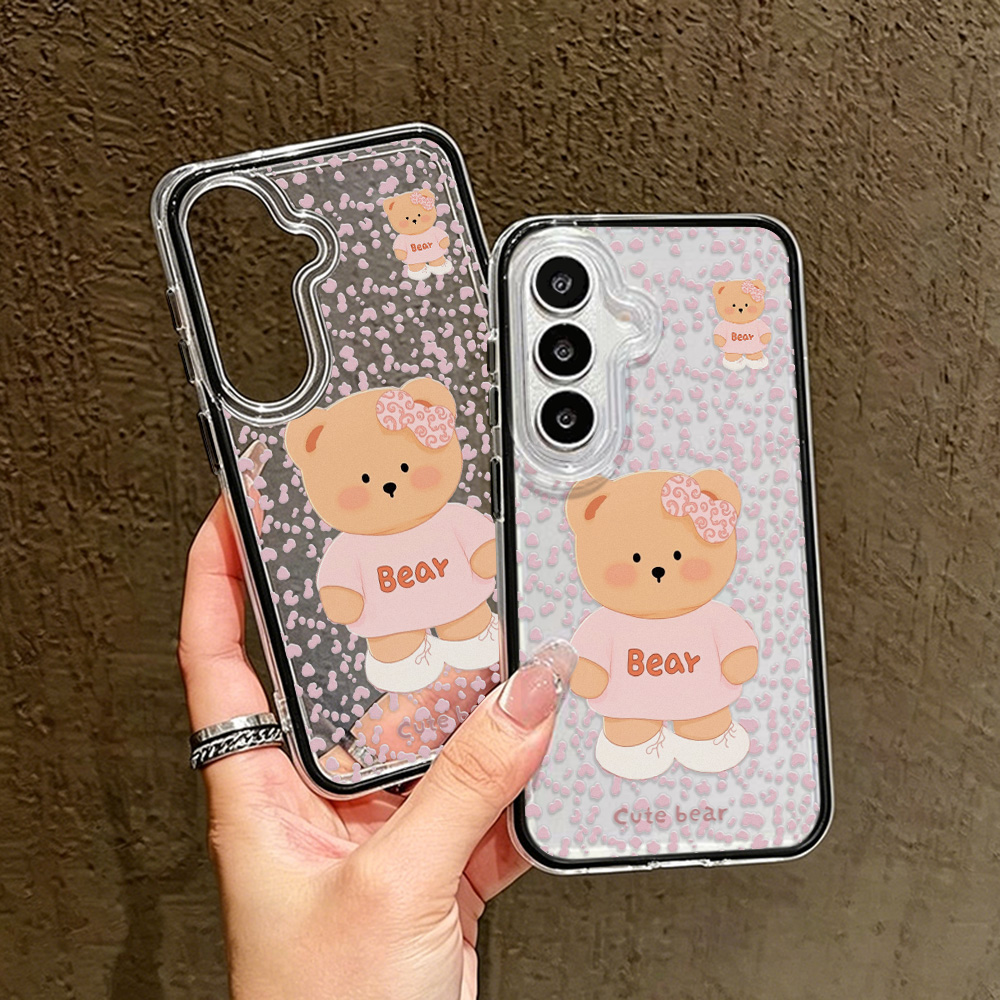 Cute Bear Two-in-one Phone Cas - Phone Cases Galaxy S24 ulasan dan harga